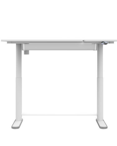 LIFETIME Kidsrooms Desk White Electric Adjustable Desk ERGO - Left