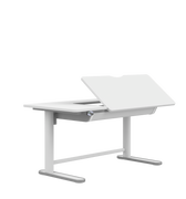 LIFETIME Kidsrooms Desk White Electric Adjustable Desk ERGO - Right