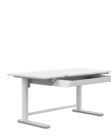 LIFETIME Kidsrooms Desk White Electric Adjustable Desk ERGO - Right