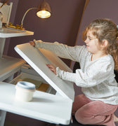 LIFETIME Kidsrooms Desk White Electric Adjustable Desk ERGO - Right