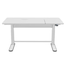 Lade das Bild in den Galerie-Viewer, LIFETIME Kidsrooms Desk White ERGO electric adjustable desk - left flip part
