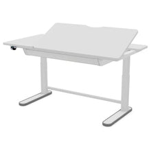 Carica l&#39;immagine nel visualizzatore di Gallery, LIFETIME Kidsrooms Desk White ERGO electric adjustable desk - right flip part
