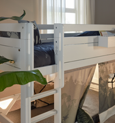 LIFETIME Kidsrooms High Sleeper Bed 152 with Ladder 120x200 cm