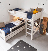 LIFETIME Kidsrooms High Sleeper Bed 152 with Ladder 120x200 cm