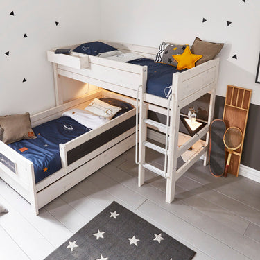 LIFETIME Kidsrooms High Sleeper Bed 152 with Ladder 120x200 cm