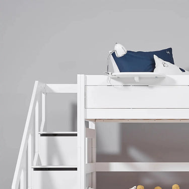 LIFETIME Kidsrooms High Sleeper Bed 152 with Staircase 120x200 cm