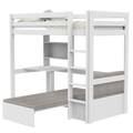 LIFETIME Kidsrooms High Sleeper Bed 177 cm Study & Relax - Elements