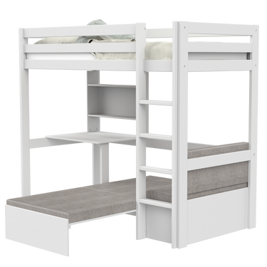 LIFETIME Kidsrooms High Sleeper Bed 177 cm Study & Relax - Elements