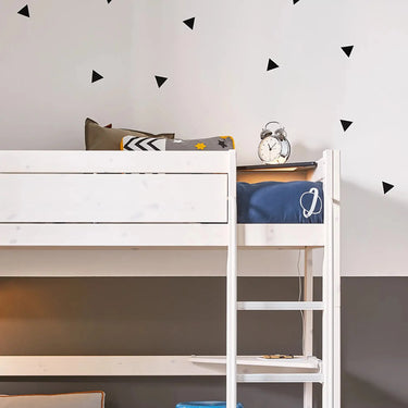 LIFETIME Kidsrooms High Sleeper Bed 177 with Ladder 120x200 cm