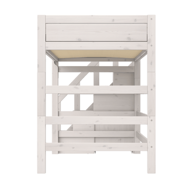 LIFETIME Kidsrooms High Sleeper Bed 177 with Staircase 120x200 cm