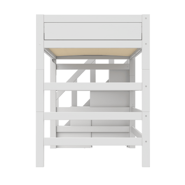 LIFETIME Kidsrooms High Sleeper Bed 177 with Staircase 120x200 cm