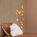 LIFETIME Kidsrooms Lamp Cotton Ball Lights - Crisp Peach