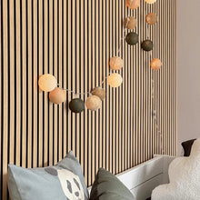 Carica l&#39;immagine nel visualizzatore di Gallery, LIFETIME Kidsrooms Lamp Cotton Ball Lights - Earthy Green
