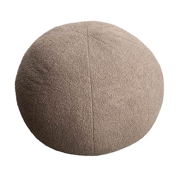 LIFETIME Kidsrooms Pouf Choco Round pouf - Teddy Choco