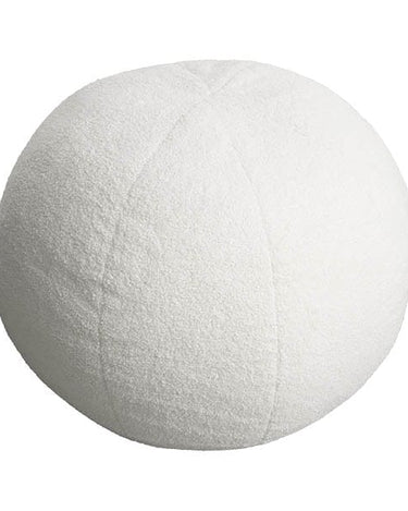 LIFETIME Kidsrooms Pouf Cream Round pouf - Teddy Choco