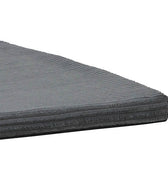 LIFETIME Kidsrooms Pouf Graphite Small Play mattress - Rib Graphite