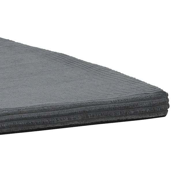 LIFETIME Kidsrooms Pouf Graphite Small Play mattress - Rib Graphite