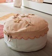 LIFETIME Kidsrooms Pouf Round tic tac toe Pouf - Fairy Theatre