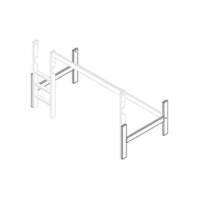 Carica l&#39;immagine nel visualizzatore di Gallery, LIFETIME Kidsrooms Rebuild Part Frame for semi high beds
