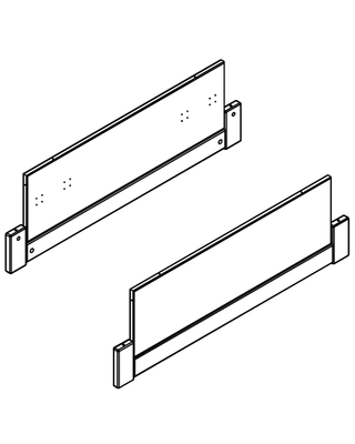LIFETIME Kidsrooms Rebuild Part Head/Footend Parts for Cabin Bed 120 cm