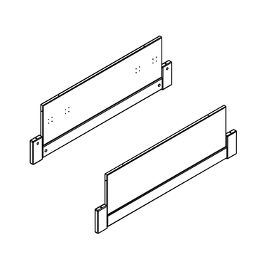 LIFETIME Kidsrooms Rebuild Part Head/Footend Parts for Cabin Bed 120 cm