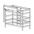 LIFETIME Kidsrooms Rebuild Part Ladder and parts for bunkbed