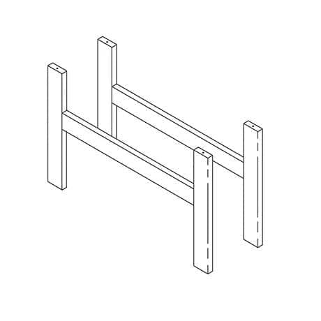 LIFETIME Kidsrooms Rebuild Part Middle frame for high and bunk beds