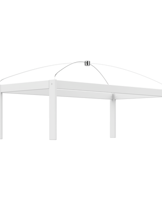 LIFETIME Kidsrooms Rebuild Part White Canopy Frame for Bed - 97 cm