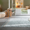 LIFETIME Kidsrooms Rug Blue Tufted Rug - Canoe Adventure