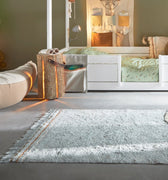 LIFETIME Kidsrooms Rug Blue Tufted Rug - Canoe Adventure