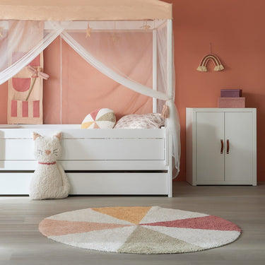 LIFETIME Kidsrooms Rug Round Tufted Rug - Fairy Theatre