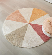 LIFETIME Kidsrooms Rug Round Tufted Rug - Fairy Theatre