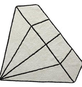 LIFETIME Kidsrooms Rug Rug shaped like a diamond - Princess