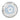 LIFETIME Kidsrooms Rund pude - Silversparkle