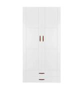 LIFETIME Kidsrooms Wardrobe 2 Short Doors and 2 wide Drawers - 100 cm