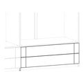 LIFETIME Kidsrooms Wardrobe Build Up & On Wardrobe Unit with 2 Drawers - 100 cm