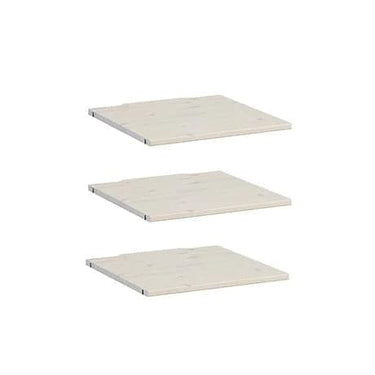 LIFETIME Kidsrooms Wardrobe Whitewash / 3-pack Extra Shelf for wardrobe 50 cm