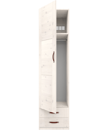 LIFETIME Kidsrooms Wardrobe with clothes rail and 2 drawers, 50 cm