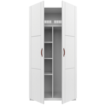 Charger l&#39;image dans la galerie, LIFETIME Kidsrooms Wardrobe with shelves and clothes rail, 100 cm
