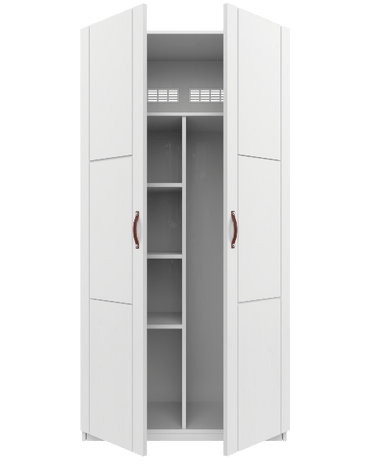 LIFETIME Kidsrooms Wardrobe with shelves and clothes rail, 100 cm