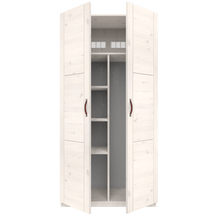 Charger l&#39;image dans la galerie, LIFETIME Kidsrooms Wardrobe with shelves and clothes rail, 100 cm
