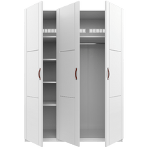 Charger l&#39;image dans la galerie, LIFETIME Kidsrooms Wardrobe with shelves and clothes rail, 150 cm
