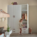 LIFETIME Kidsrooms Wardrobe with Shelves, Clothes Rail and Drawers, 150 cm
