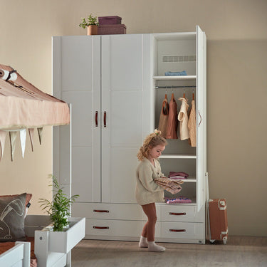 LIFETIME Kidsrooms Wardrobe with Shelves, Clothes Rail and Drawers, 150 cm