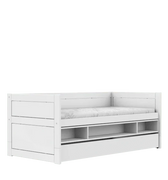 LIFETIME Kidsrooms White / Standard (16) Cabin bed with storage and bed drawer