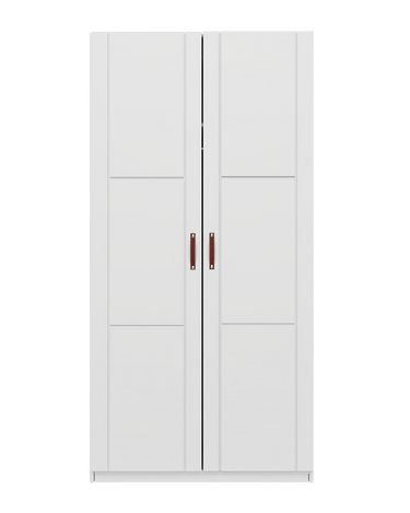 LIFETIME Kidsrooms White Wardrobe with clothes rail, 100 cm