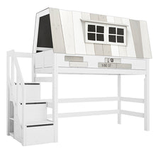 Load image into Gallery viewer, Low Loft house bed - The Hangout
