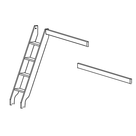Ladder en onderdelen voor stapelbed Family