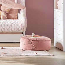 Load image into Gallery viewer, Soft pink tufted rug - Butterflies
