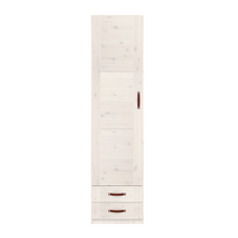 Charger l&#39;image dans la galerie, Armoire avec 1 porte et 2 tiroirs, 50 cm
